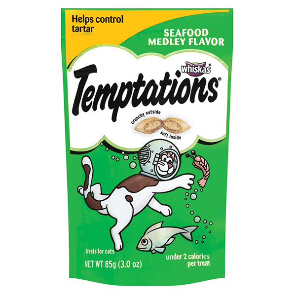 Temptations Seafood Medley Treats - 85 g - Pisces Pet Emporium