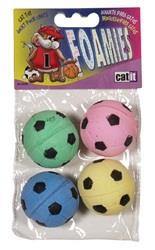 Cat Toys - Foamies Soccer Balls 4-Pack - Pisces Pet Emporium