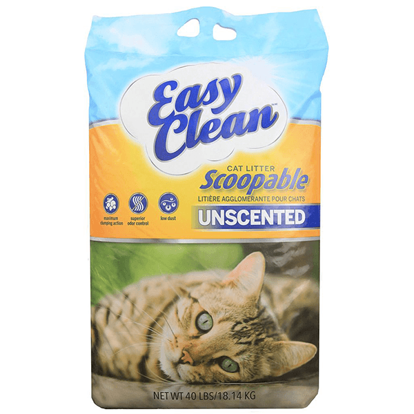 Pestell Easy Clean Unscented Clumping Litter - 18 kg - Pisces Pet Emporium