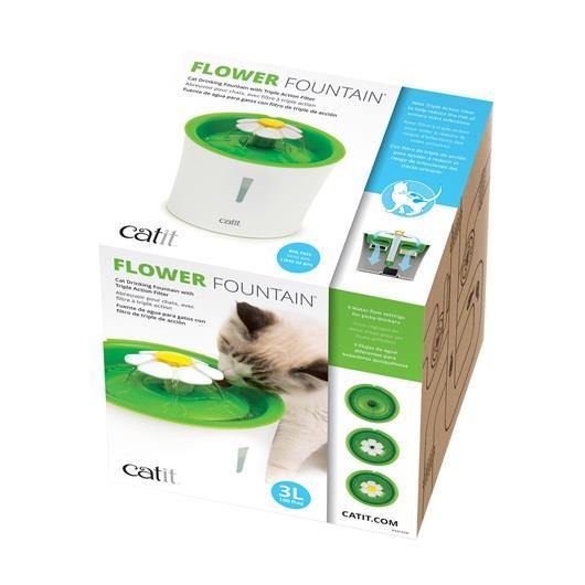 Catit Flower Fountain 2.0 - 3L - Pisces Pet Emporium