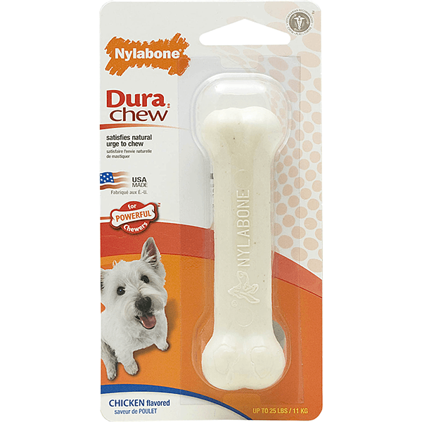 Nylabone Dura Chew Super Chew Chicken Flavour - Regular - Pisces Pet Emporium