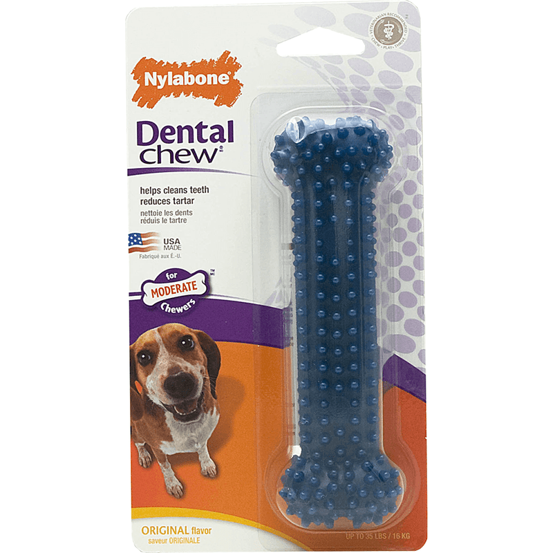 Nylabone Moderate Chew Dental Chew Original Flavour - Regular - Pisces Pet Emporium