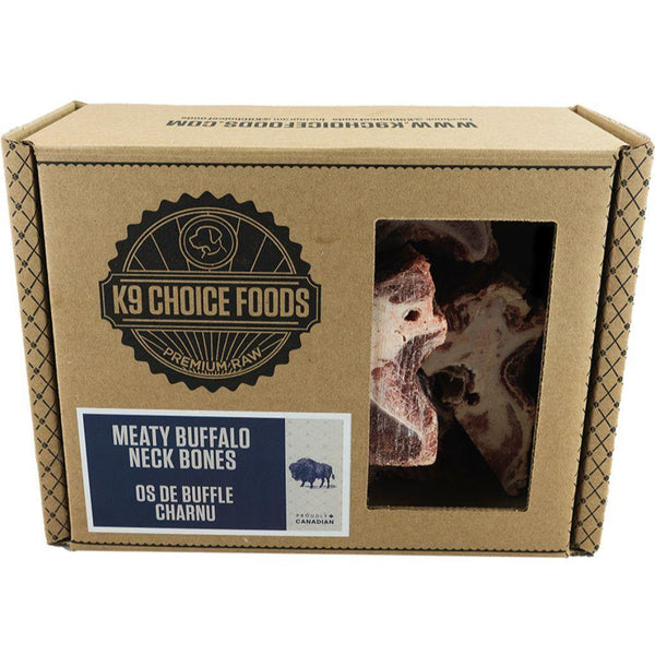 K9 Choice Frozen Buffalo Neck Bones 1.36kg - Pisces Pet Emporium