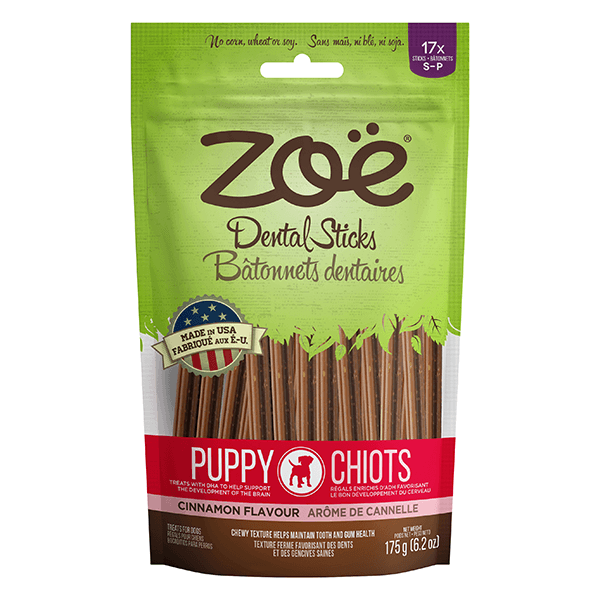 Zoe Puppy Dental Sticks Cinnamon Flavour - Small - Pisces Pet Emporium