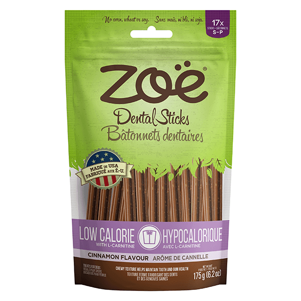 Zoe Low Calorie Dental Treats Cinnamon Flavour - Small - Pisces Pet Emporium