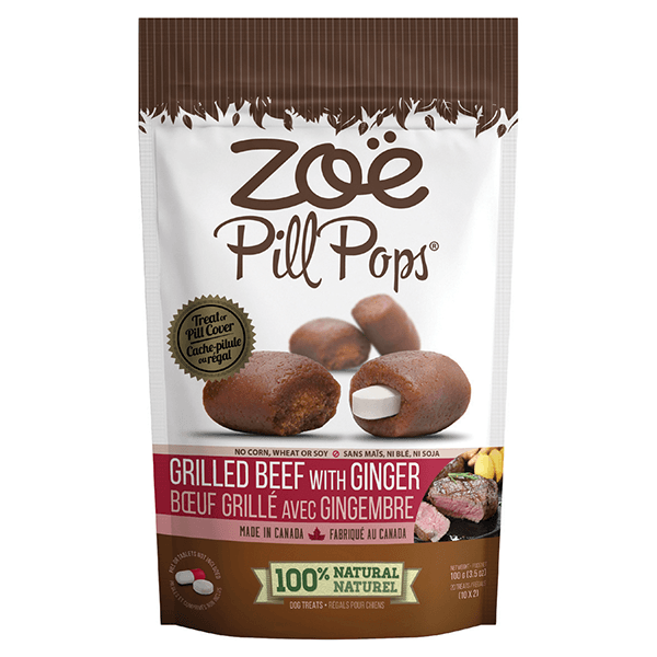 Zoe Pill Pockets Grilled Beef with Ginger Flavour - Pisces Pet Emporium