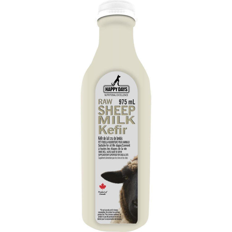 Happy Days Dairy - Raw Sheep Kefir Milk 975ml - Pisces Pet Emporium