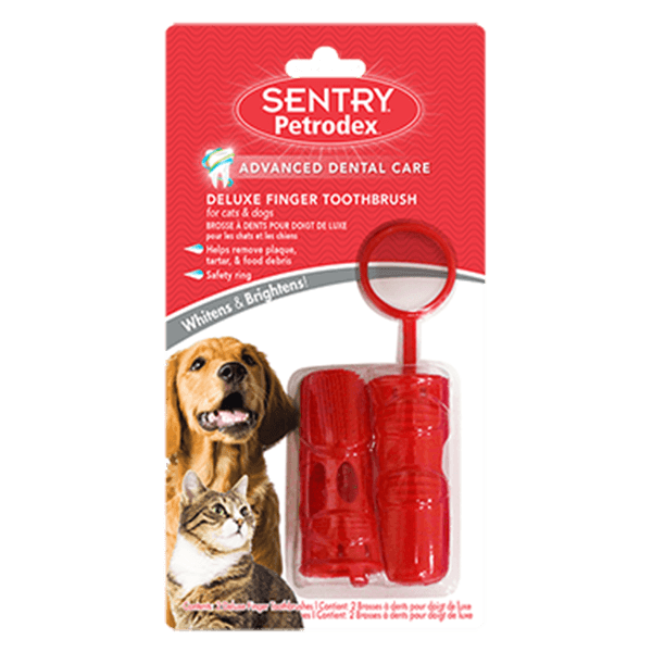 Sentry Petrodex Deluxe Finger Toothbrush - Pisces Pet Emporium