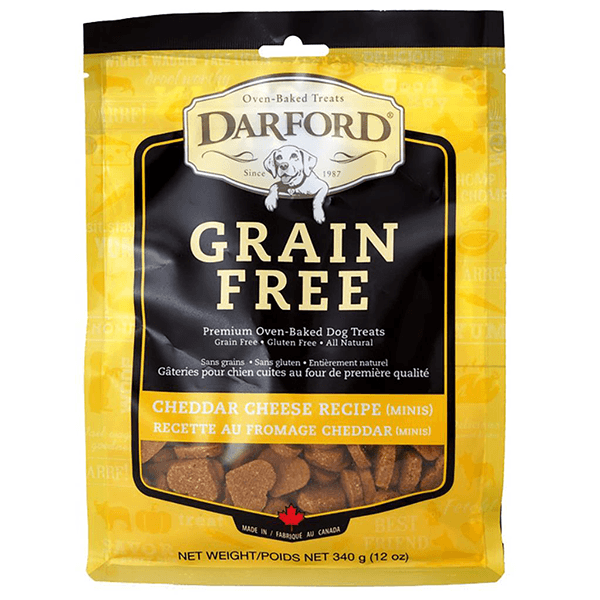 Darford Grain Free Cheddar Cheese Minis - 340 g - Pisces Pet Emporium
