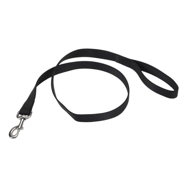 Coastal Pet Nylon Leash Black - 1" x 4' - Pisces Pet Emporium