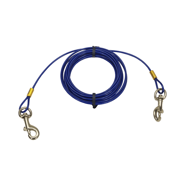 Titan Medium Cable Dog Tie Out - 10' - Pisces Pet Emporium