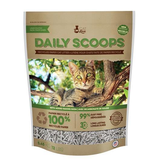 Cat Love Daily Scoop Recycled Litter - Pisces Pet Emporium