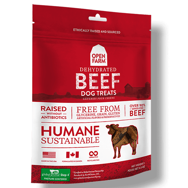 Open Farm Dehydrated Beef Dog Treats - Pisces Pet Emporium