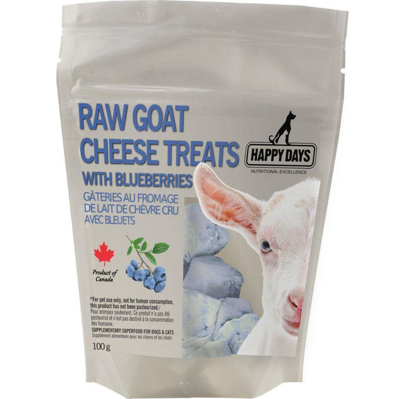 Happy Days Dairy - Raw Goat Cheese Blueberry 100g - Pisces Pet Emporium