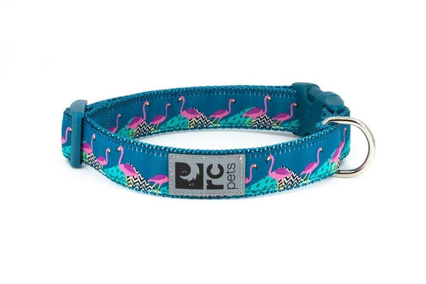 RC Pets Flamingo Clip Collar - Available in 4 Sizes - Pisces Pet Emporium