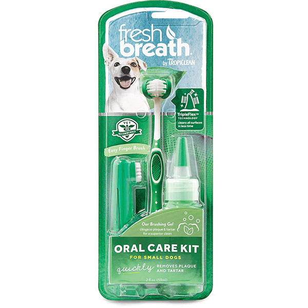 Tropiclean Fresh Breath Oral Care Kits - For Small Dogs - Pisces Pet Emporium
