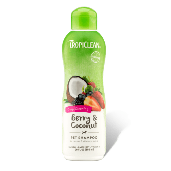 TropiClean Deep Cleaning Berry & Coconut Shampoo - Pisces Pet Emporium