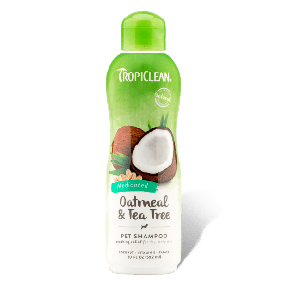 TropiClean Medicated Oatmeal & Tea Tree Shampoo - Pisces Pet Emporium