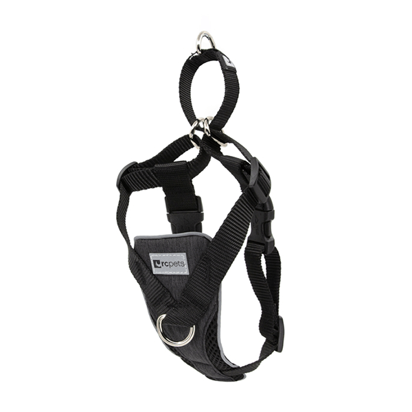 RC Pets Black Tempo No Pull Harness - Available in 5 Sizes - Pisces Pet Emporium