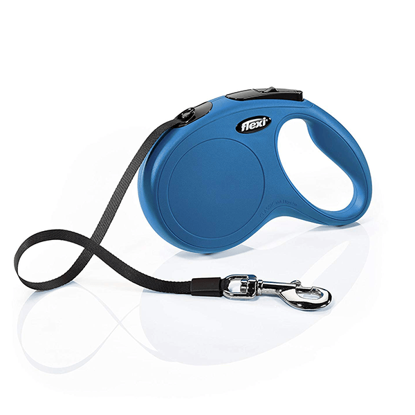 Flexi Classic Blue Retractable Leash - Tape - Pisces Pet Emporium