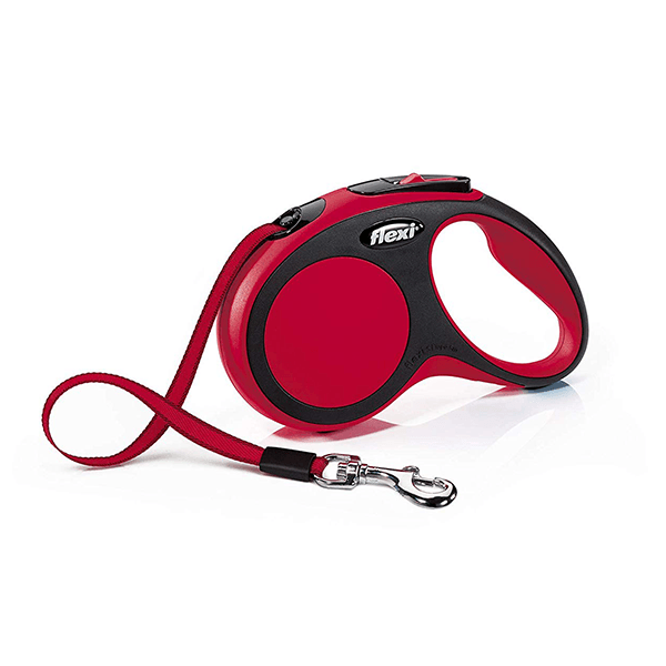 Flexi Comfort Red Retractable Leash - Tape - Pisces Pet Emporium