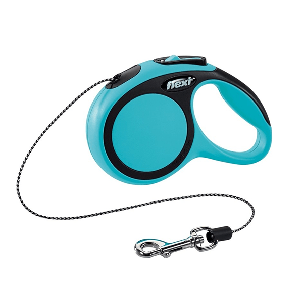 Flexi Comfort Blue Retractable Leash - Cord - Pisces Pet Emporium