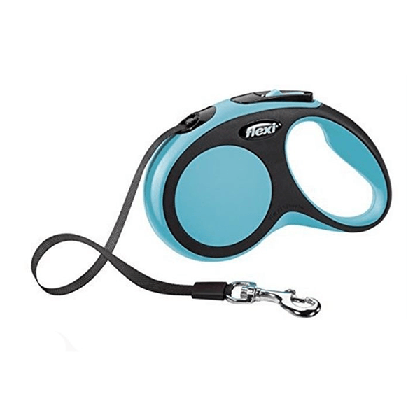 Flexi Comfort Blue Retractable Leash - Tape - Pisces Pet Emporium
