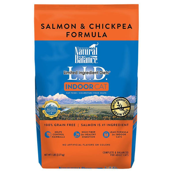 Natural Balance Limited Ingredient Salmon & Chickpea Indoor Cat Food - Pisces Pet Emporium