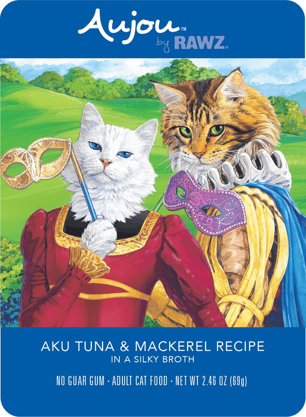 Rawz AUJOU Ahi Tuna & Mackerel Recipe Cat Food | Pisces