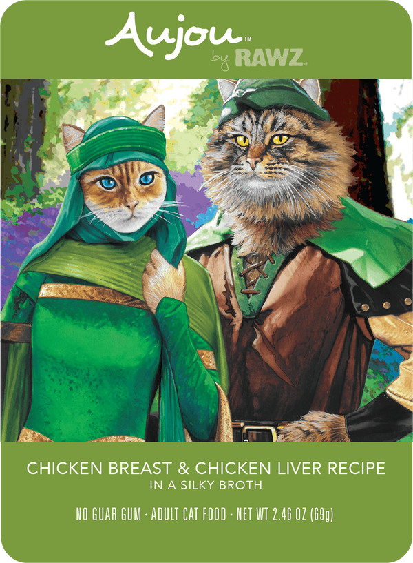 Rawz AUJOU Chicken Breast Liver Recipe Cat | Pisces
