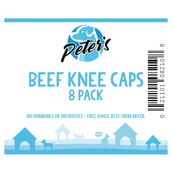 Peter's Beef Knee Caps - 8 Pack - Pisces Pet Emporium