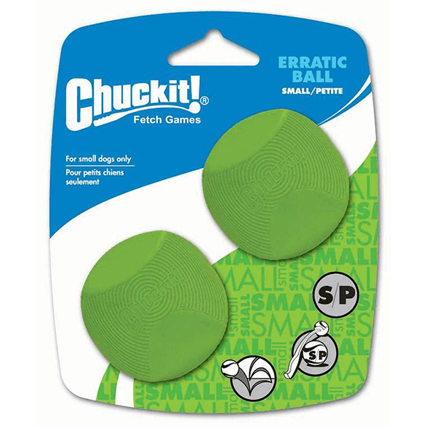 CHUCKIT! Erratic Ball 2 Pack - Small - Pisces Pet Emporium