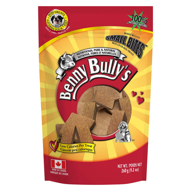 Benny Bullys FD Beef Liver Small Bite 260g - Pisces Pet Emporium