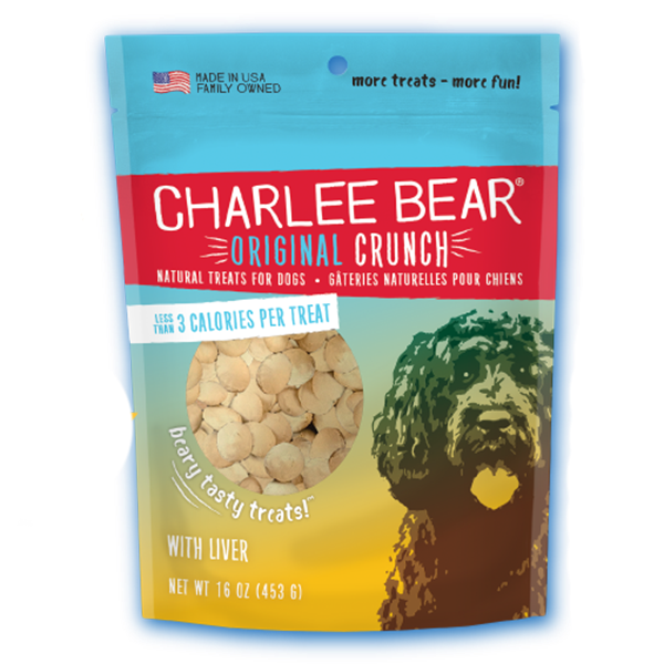 Charlee Bear Original Crunch with Liver - 453 g - Pisces Pet Emporium