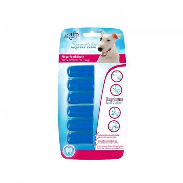 All for Paws Sparkle Finger Toothbrushes - Pisces Pet Emporium