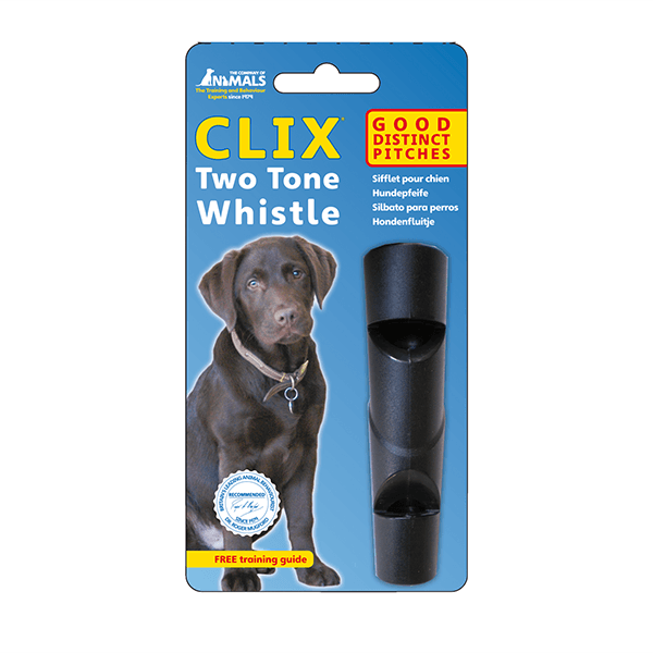 The Company of Animals Clix Two Tone Whistle - Small - Pisces Pet Emporium