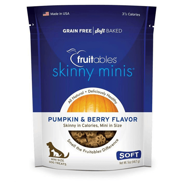 Fruitables Skinny Minis Pumpkin & Berry - 141 g - Pisces Pet Emporium