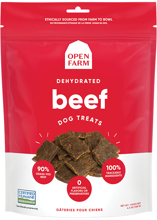 Open Farm Dog Dehydrated Beef Treats | Pisces