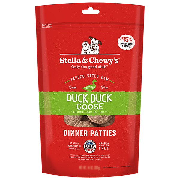 Stella & Chewy's Duck Duck Goose Dinner Patties for Dogs - Pisces Pet Emporium