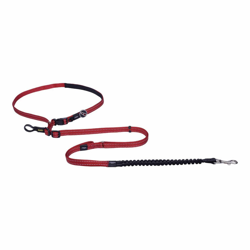 Rogz Handsfree Lead - Red - Pisces Pet Emporium