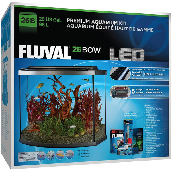 Fluval Premium LED Aquarium Kit - Black - Pisces Pet Emporium