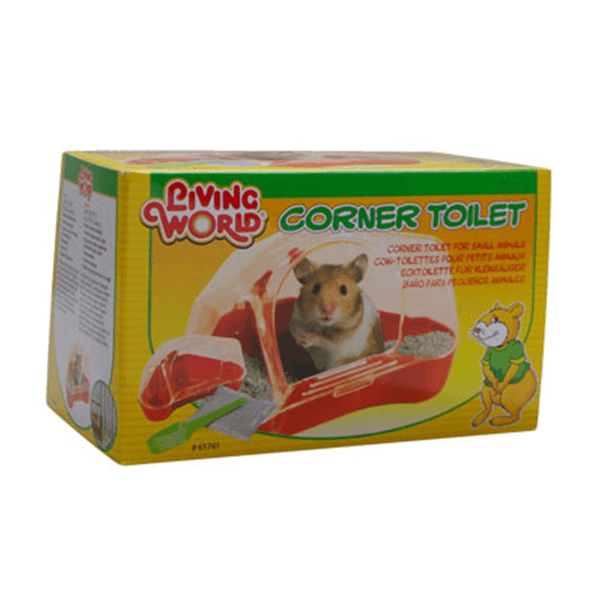 Living World Corner Toilet for Hamsters and Gerbils - Pisces Pet Emporium