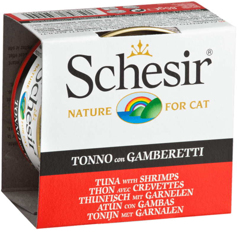 Schesir Adult Cat Tuna and Shrimp 85 g - Pisces Pet Emporium