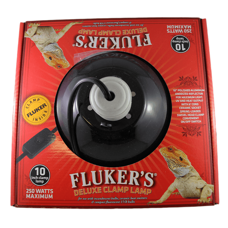 Fluker's Repta-Clamp Lamp - 10" - Pisces Pet Emporium