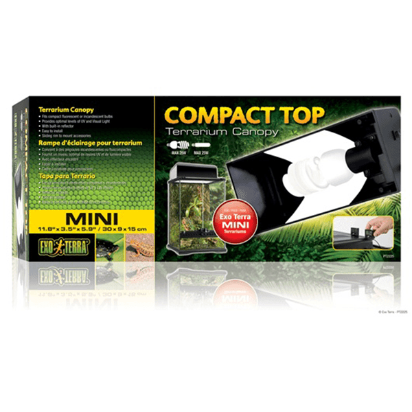 Exo Terra Compact Top Mini - 11.8" x 3.5" x 5.9" - Pisces Pet Emporium
