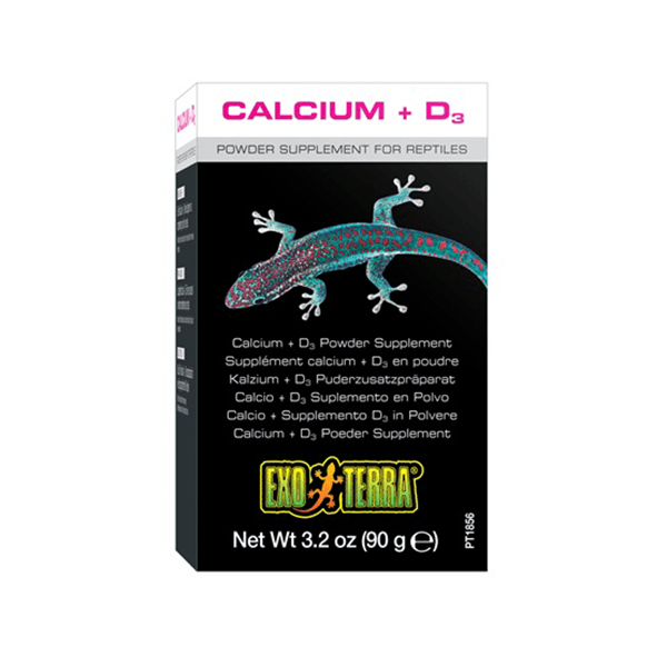 Exo Terra Calcium + D3 Powder Supplement - 90 g - Pisces Pet Emporium