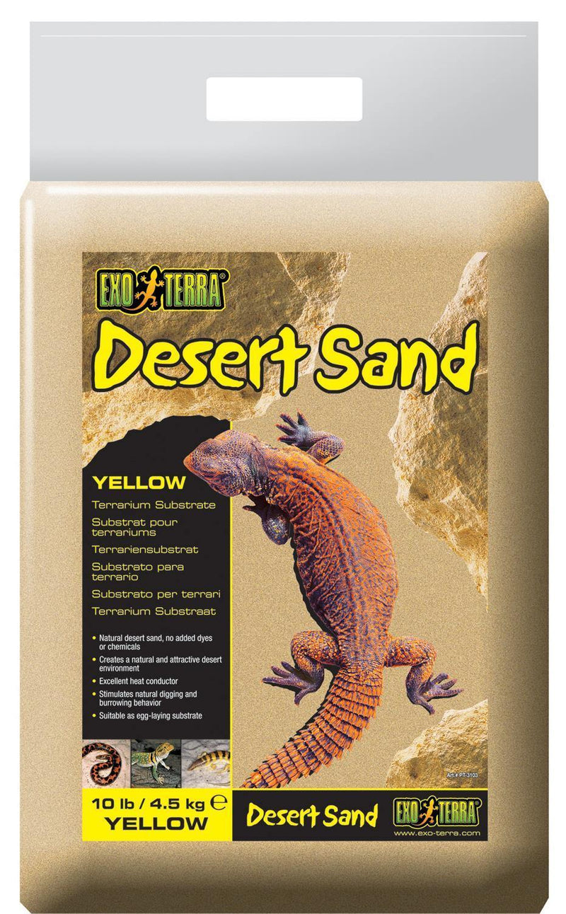 Exo Terra Desert Sand - Yellow 4.5kg - Pisces Pet Emporium