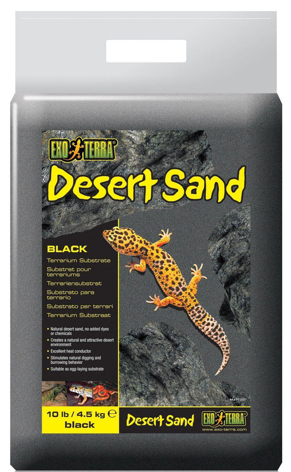 Exo Terra Desert Sand - Black 4.5kg - Pisces Pet Emporium