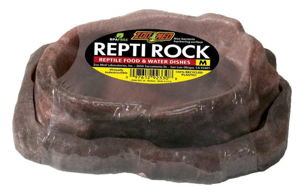 Zoo Med Repti Rock Food & Water Dish Combo - Medium - Pisces Pet Emporium