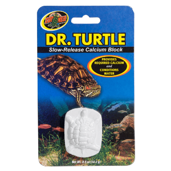 Zoo Med Dr. Turtle Slow-Release Calcium Block - Pisces Pet Emporium